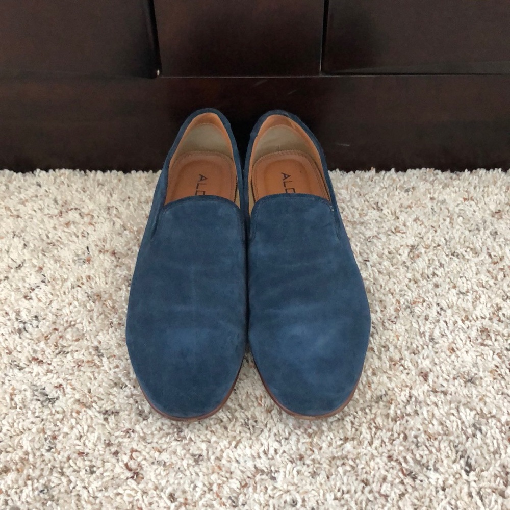 Men's Aldo Blue Suede Loafer